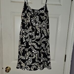Nine West Black Smocked Dress